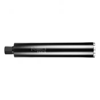 NEO TOOLS 82 mm deimantinis gręžtuvas GRAPHITE 58G540, 470 mm darbinis ilgis, 1 1/4 colio UNC sriegis, lazeriu suvirinti segmentai, šlapias gręžimas