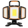 NEO TOOLS 99-125 įkraunamas COB LED darbinis žibintas 2000lm, 20W, 6500K šalta balta, 4400mAh Li-ion, USB-C, magnetinis pagrindas, IP44