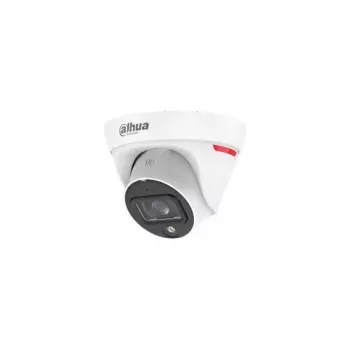 Dahua IPC-HDW1439T1-A-LED-0280B-PRO 4MP Full-Colour šiltų šviesos diodų kupolinė tinklo kamera su įmontuotu mikrofonu, 2,8 mm fiksuotas objektyvas, IP67, PoE