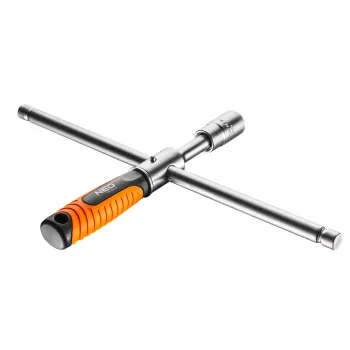 NEO TOOLS kryžminis ratų veržliaraktis 17 x 19 mm | Chromo-vanadžio plienas