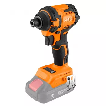 NEO TOOLS 04-612 bešepetėlis smūginis suktuvas 18V, 300Nm, 1/4 colio šešiakampis, kompaktiškas, Energy+, be akumuliatoriaus
