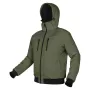 NEO TOOLS Insulated Jacket su gobtuvu OUTDOOR, žalia, S dydis