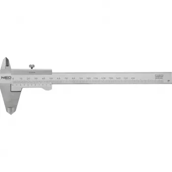 NEO TOOLS DIN sertifikuotas slankmatis, 150 mm, nerūdijantis plienas