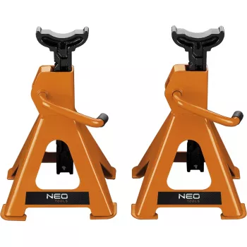 NEO TOOLS 3 tonų automobilio domkrato atramos, 295-415 mm aukščio, komplektas (2 vnt.)