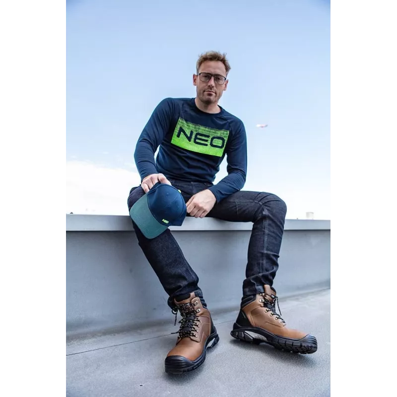 NEO TOOLS DENIM 5 kišenių darbo kelnės, M dydis, mėlynos, reguliaraus kirpimo, sustiprintos siūlės, EN ISO 13688