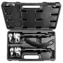 NEO TOOLS TOP-11-796 Spyruoklių suspaudimo rinkinys, 2 vnt., 370 mm, 1200 kg keliamoji galia, kaltiniai kabliai, juodo oksido danga