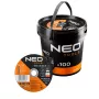 NEO TOOLS pjovimo diskai metalui 41A 60 S BF - 125x1,0x22,23 mm PLIENUI/NERŪDIJANČIAM PLIENUI, 100 vnt. kibire