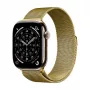 Crong Milano Steel nerūdijančio plieno dirželis, skirtas Apple Watch 38/40/41/42 mm, auksinis