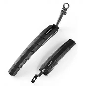 ROCKBROS FK-810 sulankstomi teleskopiniai dviračio purvasaugiai – juodi