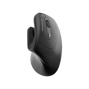 Wozinsky WWM-1076 ergonomiška vertikali belaidė pelė, 3600 DPI, juoda