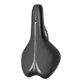 Rockbros RK155 255 mm pločio 145 mm sportinis dviračio balnelis - juodas