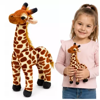 LEAN TOYS Plush Giraffe minkštas žaislas 30 cm