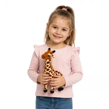 LEAN TOYS Plush Giraffe minkštas žaislas 30 cm