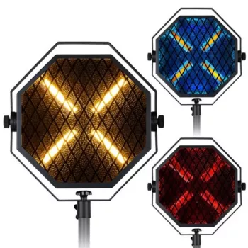 EVOLIGHTS LUMENO X V2 150W LED judantis prožektorius su motorizuotu priartinimu, gobo ratais, prizme, frost filtru, DMX