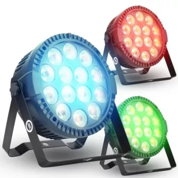 LIGHT4ME PAR RGBA 14x6W IR LED sceninis PAR prožektorius su nuotolinio valdymo pulteliu