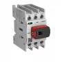 ABB OT Plus OT63G1-3BS63 A apkrovos jungiklis, 3 polių, 63 A, 690 V AC, tiesioginė rankena, rėmas G1