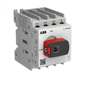 ABB OTOT16G1-4MSN2Plus 4 polių jungiklis-atjungiklis 16 A priekinis montavimas
