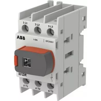 ABB OT Plus OT25G1-3BS25 3 polių apkrovos atjungiklis su tiesiogine rankena, 25 A, 750 V