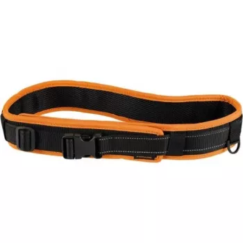 Fiskars 1003626 Functional Form diržas įrankiams su greito atsegimo sagtimi, reguliuojamas iki 120 cm, patvarus vandenį atstumiantis poliesteris, daug kišenių ir kilpų, juodos/oranžinės spalvos