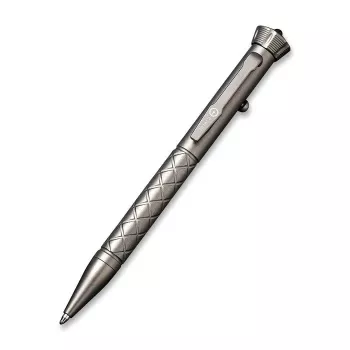 CIVIVI Coronet CP-02A titano taktinė rašiklis - bolt-action EDC su volframo stiklo daužytuvu, stonewashed apdaila