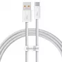 Baseus Dynamic Series USB-A į USB-C laidas 100W 2m baltas