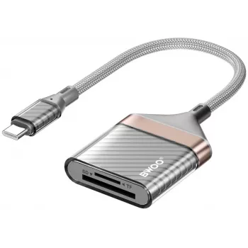 BWOO USB-C 2 viename SD/TF kortelių skaitytuvas (BO-BZ64)