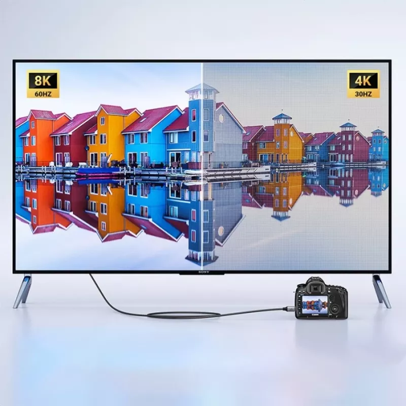 UGREEN HD163 Mini HDMI į HDMI 8K laidas 2m juodas