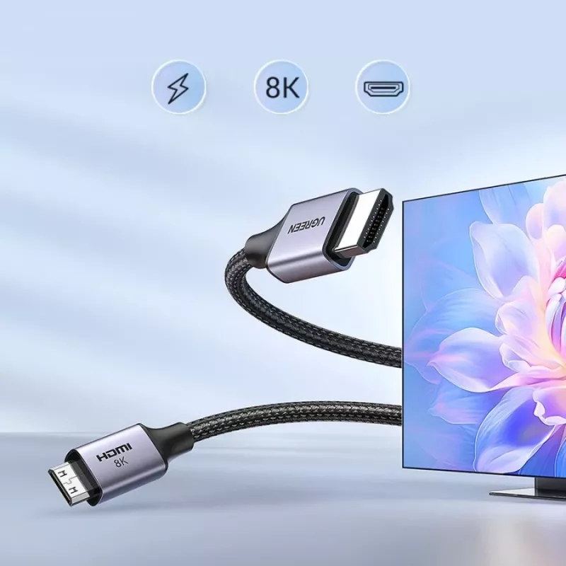 UGREEN HD163 Mini HDMI į HDMI 8K laidas 2m juodas
