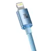 Baseus Crystal Shine USB-C į Lightning laidas 20W, 1,2 m, mėlynas
