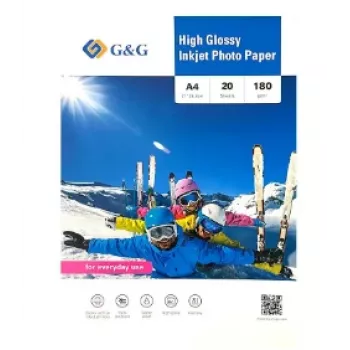 G&G Ninestar 180gsm A4 blizgus fotopopierius – 100 lapų