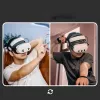 BOBOVR M3 Pro+ baterijos dirželis su 6500 mAh baterija ir įkrovimo stotele, skirtas Meta Quest 3/3S - balta