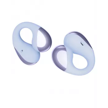 Soundpeats PearlClip Pro atviro tipo belaidės ausinės su Bluetooth 5.3, ENC mikrofonais, IPX4, 32h baterija, violetinės
