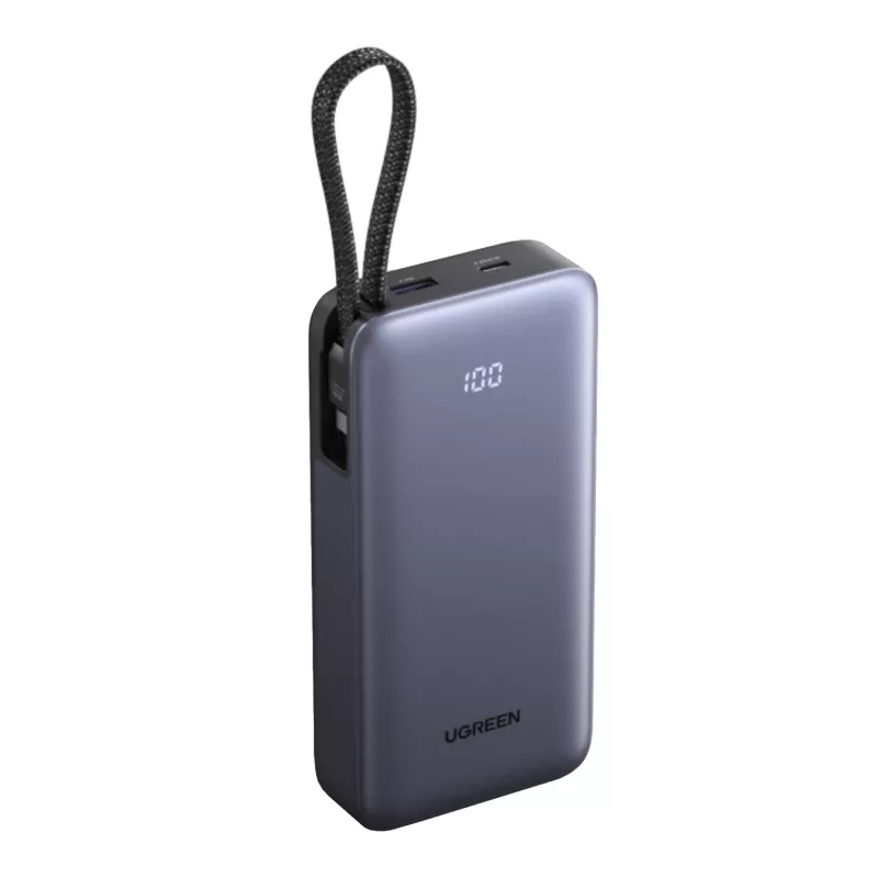 UGREEN PB537 20000 mAh 55W Power Bank pilka