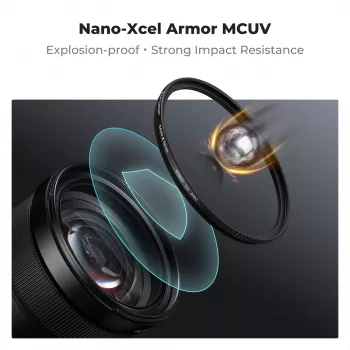KF Nano-X MRC UV filtras 72 mm – 28 sluoksnių danga itin plonas apsauginis