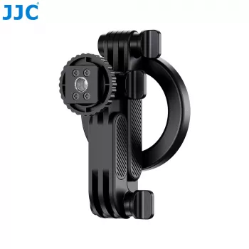 JJC MS-CS1 MagSafe magnetinis laikiklis su 1/4 colio-20 sriegiu ir GoPro suderinamumu, juodas