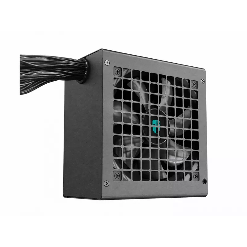 Deepcool PF550X 550W 80 PLUS Standard ATX maitinimo blokas, nemodulinis, 120mm hidraulinis ventiliatorius, aktyvus PFC, juodas