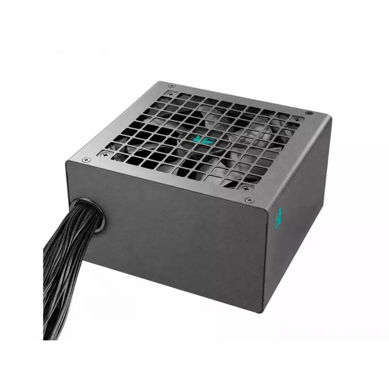 Deepcool PF550X 550W 80 PLUS Standard ATX maitinimo blokas, nemodulinis, 120mm hidraulinis ventiliatorius, aktyvus PFC, juodas