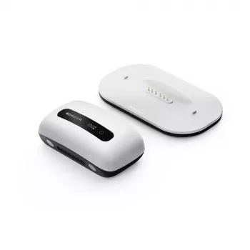 BoboVR BM60-1 6500 mAh baterija su įkrovimo stotele, skirta M3 Pro+ ir M3 – balta