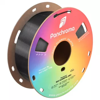 POLMASK PLA Silk 1,75 mm Gunmetal Grey 1 kg 3D spausdinimo filamentas