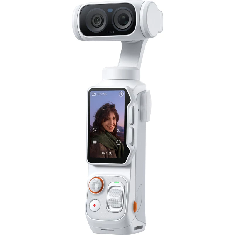 Insta360 Luna Ultra Standard Bundle kišeninė gimbalinė kamera, Stellar White (LUNA02)