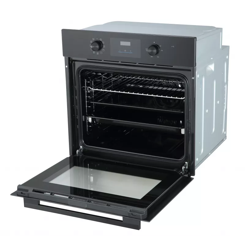 Midea MBO65M80M1-BK įmontuojama elektrinė orkaitė, 70L, jutiklinis ekranas, juoda