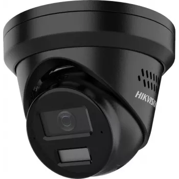 Hikvision 8 MP 4K UHD kupolinė tinklo kamera su AcuSense ir Smart Hybrid Light, 2,8 mm fiksuoto židinio objektyvas, juoda