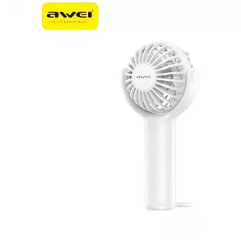 AWEI F42 rankinis ventiliatorius, baltas