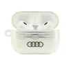 Audi IML Geometric Pattern AirPods Pro 2 dėklas baltas