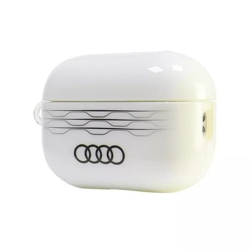 Audi IML Geometric Pattern AirPods Pro 2 dėklas baltas