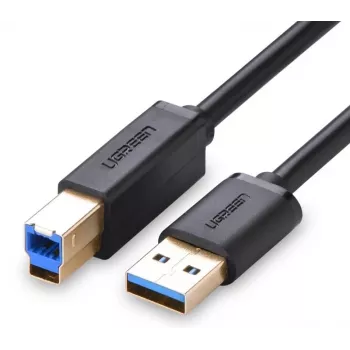 UGREEN US210 USB 3.0 Type-A į Type-B laidas 1m juodas