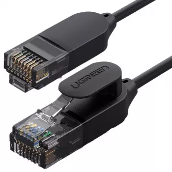 UGREEN NW122 Cat.6A UTP Ethernet Patch Cable RJ45, 5m, juoda