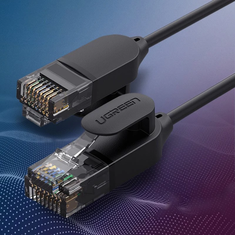 UGREEN NW122 Cat.6A UTP Ethernet Patch Cable RJ45, 5m, juoda