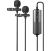 Godox LMD-40C dvigubas lavalier mikrofonas 4m