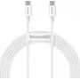 Baseus Superior Series USB-C į USB-C laidas 100W 2m baltas
